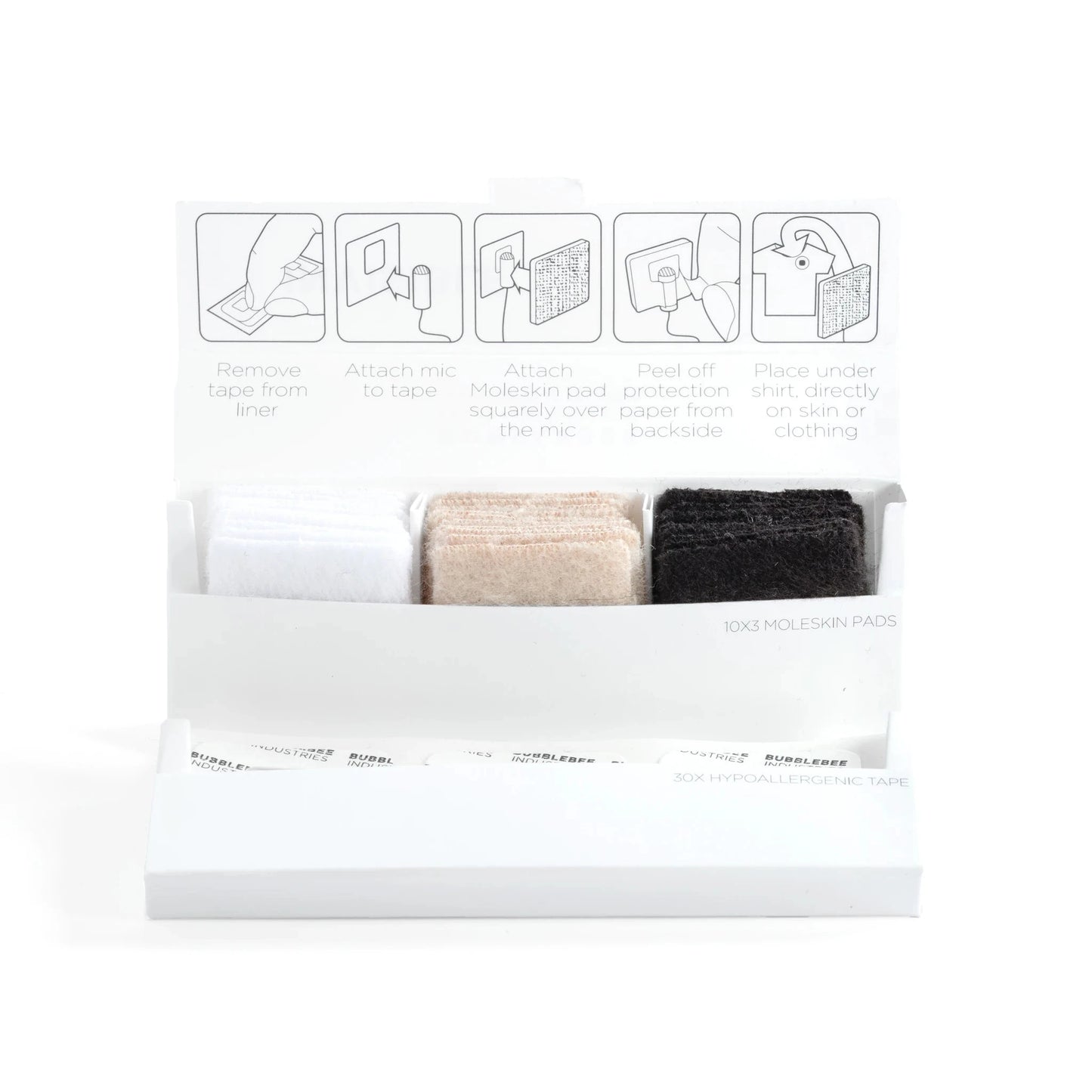 The Invisble Lav Covers - Moleskin Bubblebee Industries | Wonka Audio