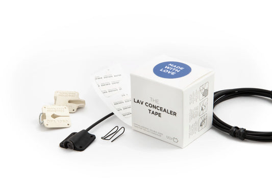 The Lav Concealer Tape Bubblebee Industries | Wonka Audio