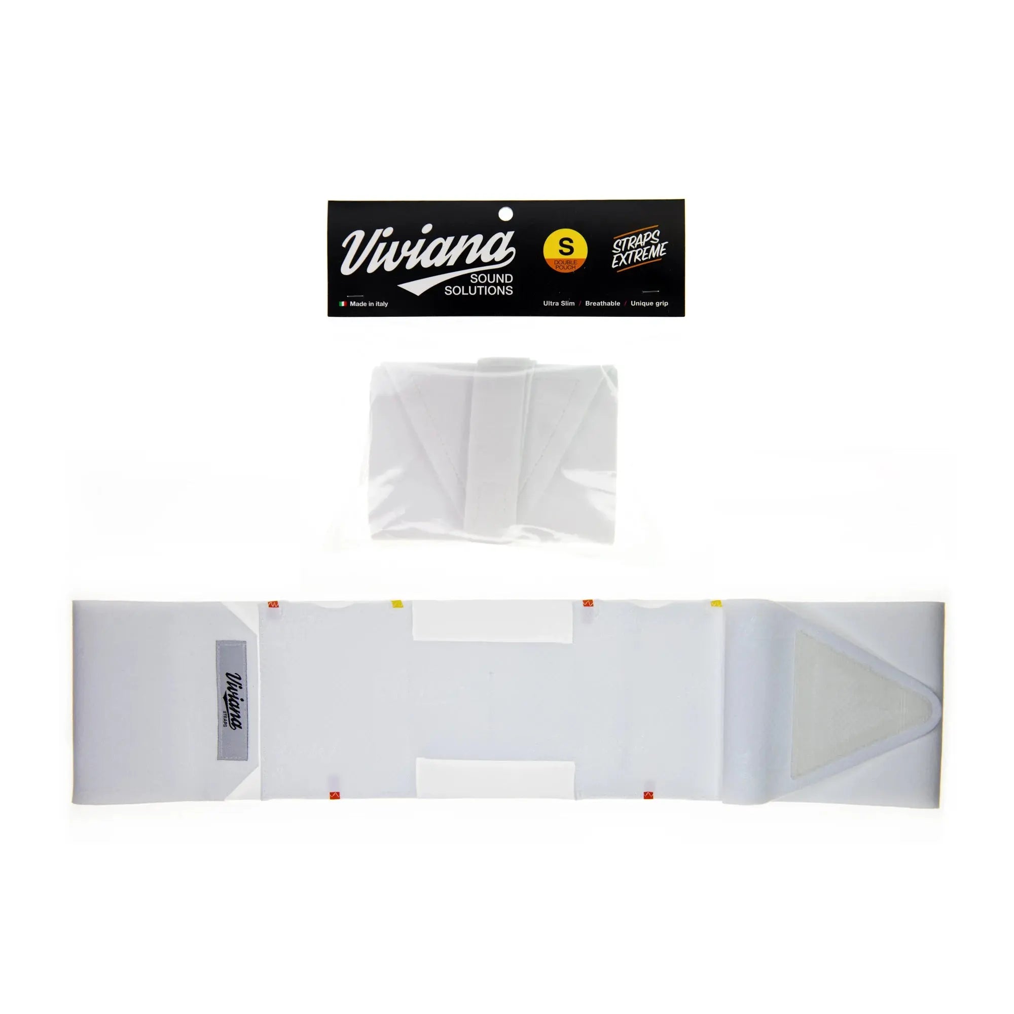 Viviana Straps Waist Double Pouch Extreme – S Weiß