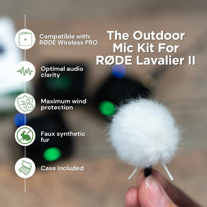 Bubblebee Outdoor Mic Kit für Røde Lavalier II – 2