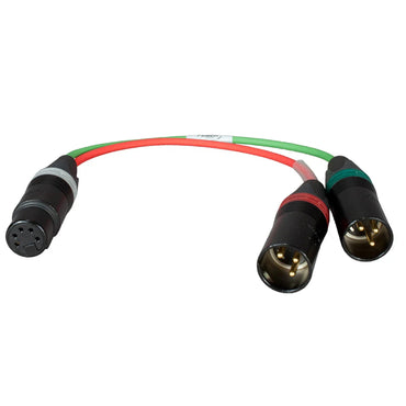 XLR5 Pin Stereo Auflösung  Ambient Recording |  Wonka Audio