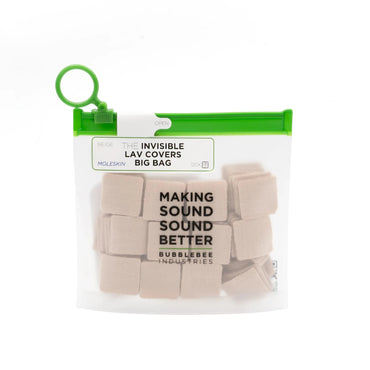 The Invisible Lav Covers - Big Bag - Moleskin  Bubblebee Industries |  Wonka Audio