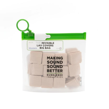 The Invisible Lav Covers - Big Bag - Moleskin  Bubblebee Industries |  Wonka Audio