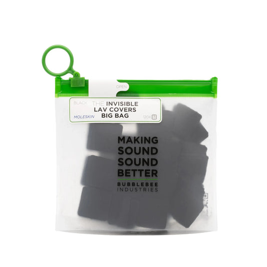 The Invisible Lav Covers - Big Bag - Moleskin  Bubblebee Industries |  Wonka Audio