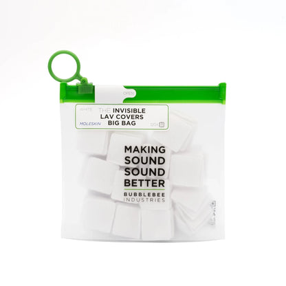 The Invisible Lav Covers - Big Bag - Moleskin  Bubblebee Industries |  Wonka Audio