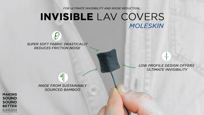 The Invisible Lav Covers - Big Bag - Moleskin  Bubblebee Industries |  Wonka Audio