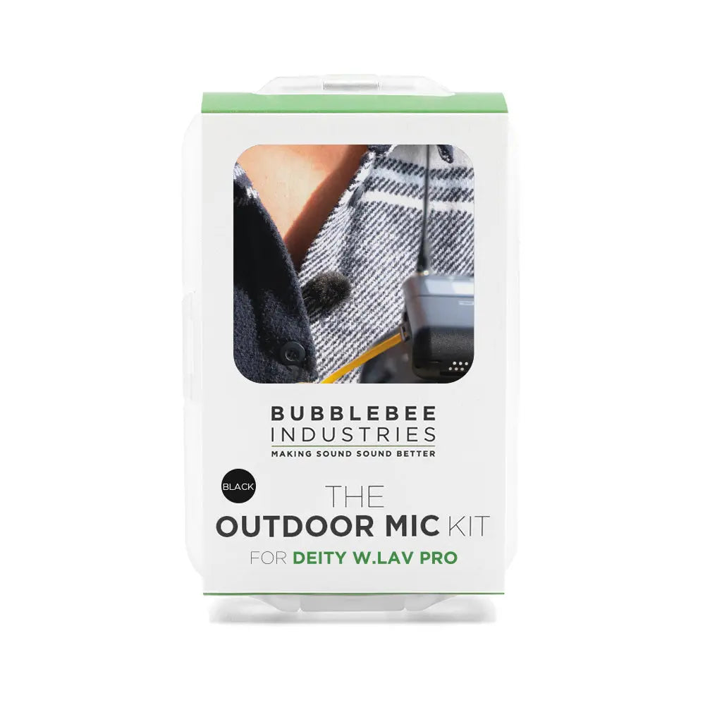 Bubblebee Outdoor Mic Kit für Deity W.Lav Pro – BBI-OMK-DWLP-BK-3