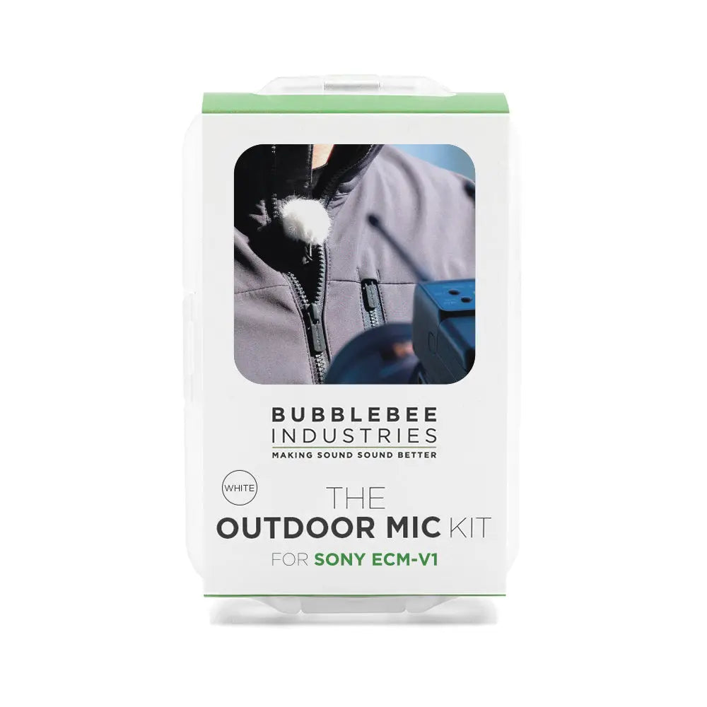 Bubblebee Outdoor Mic Kit für Sony ECM-V1 – BBI-OMK-ECMV1-WH_3