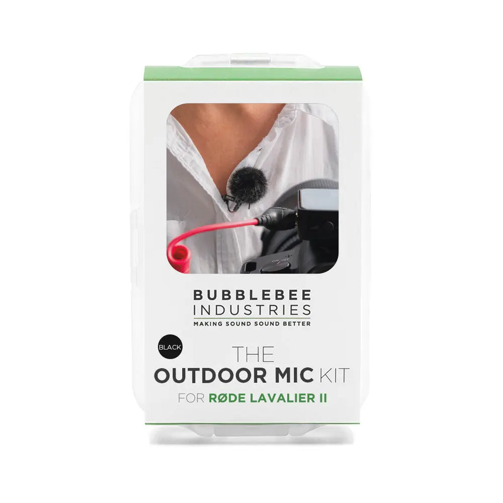 Bubblebee Outdoor Mic Kit für Røde Lavalier II – BBI-OMK-RODEII-BK-3