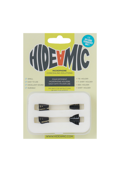 Clips - 4er Set  Hide a Mic |  Wonka Audio