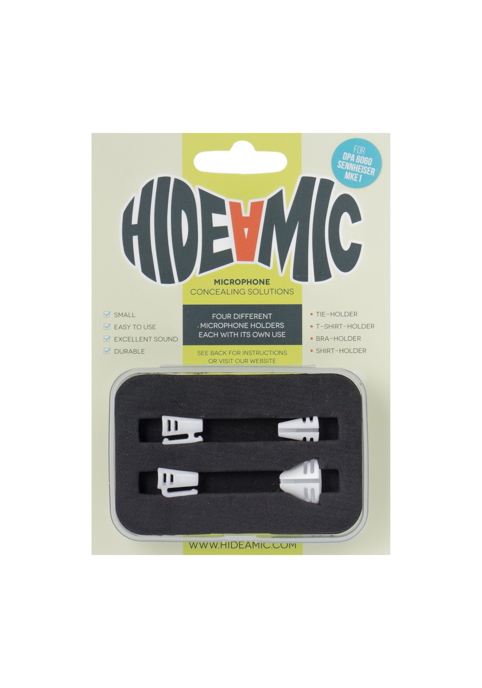 Clips - 4er Set  Hide a Mic |  Wonka Audio