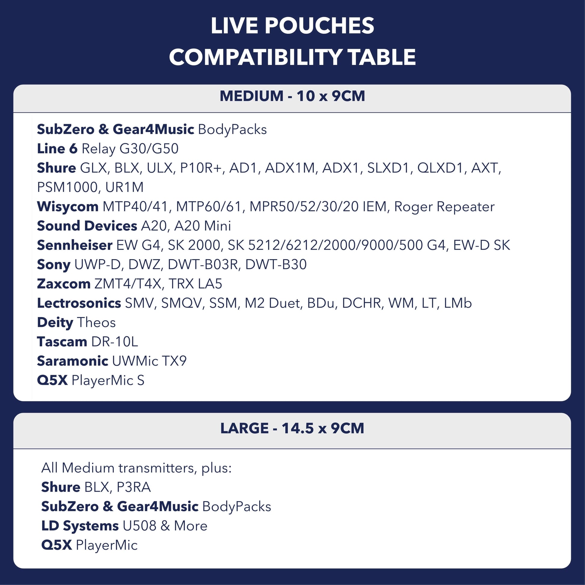 Live Pouch  URSA |  Wonka Audio