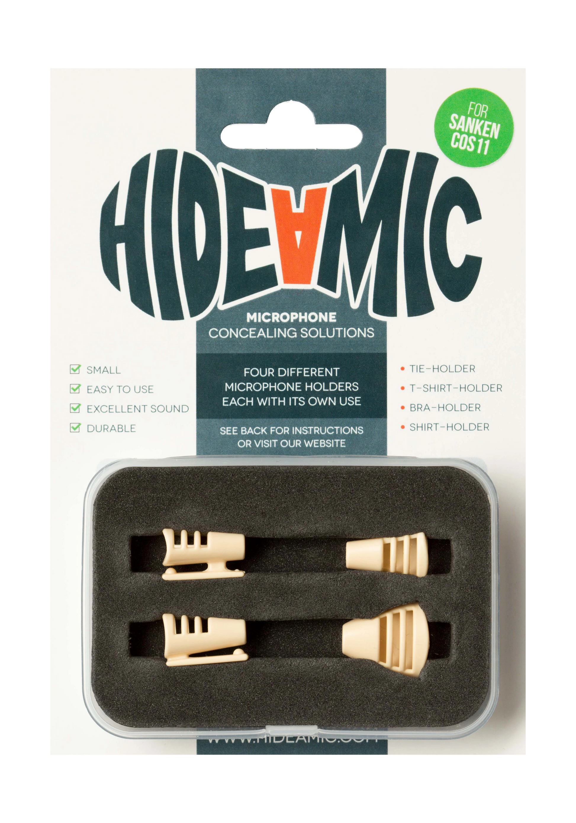 Clips - 4er Set  Hide a Mic |  Wonka Audio