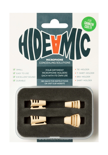 Clips - 4er Set  Hide a Mic |  Wonka Audio