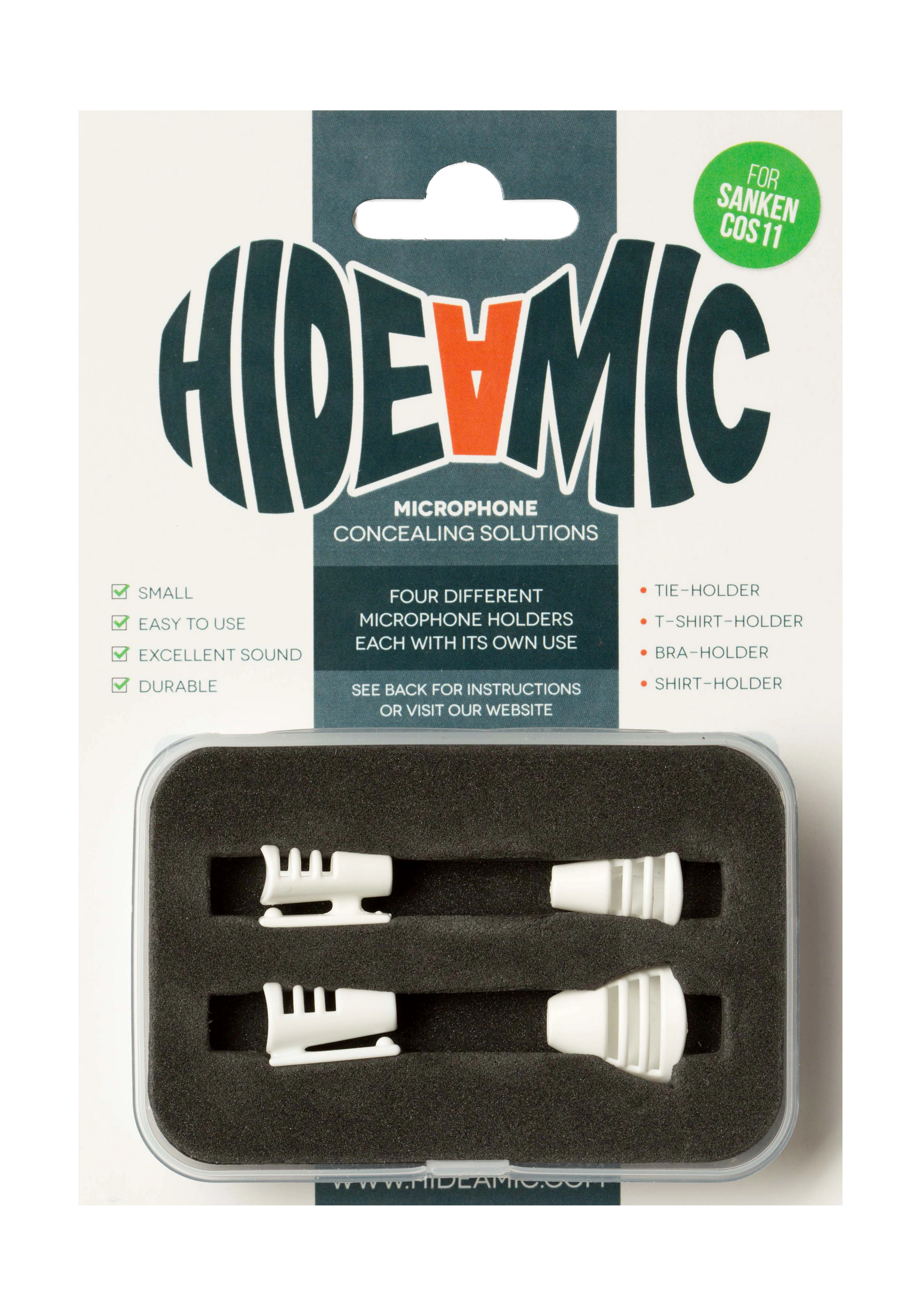 Clips - 4er Set  Hide a Mic |  Wonka Audio
