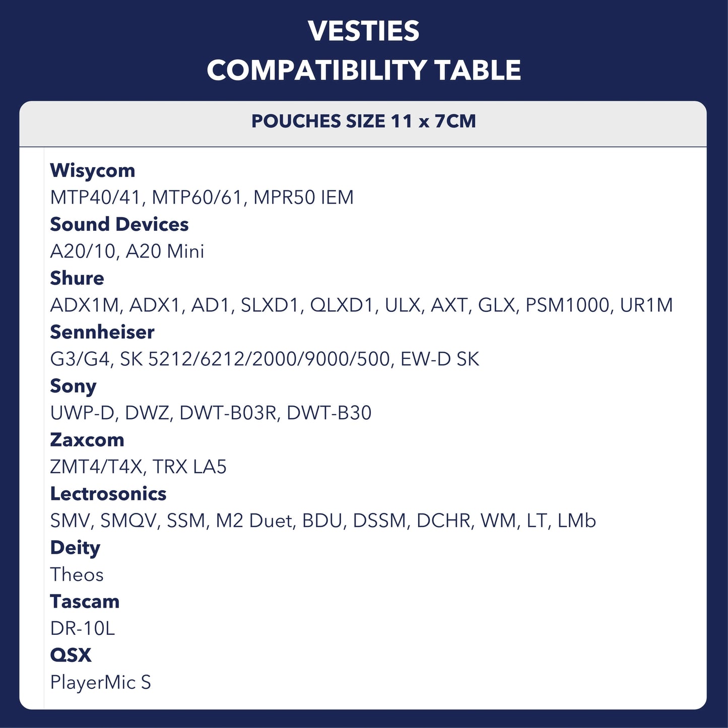 Vesties  URSA |  Wonka Audio