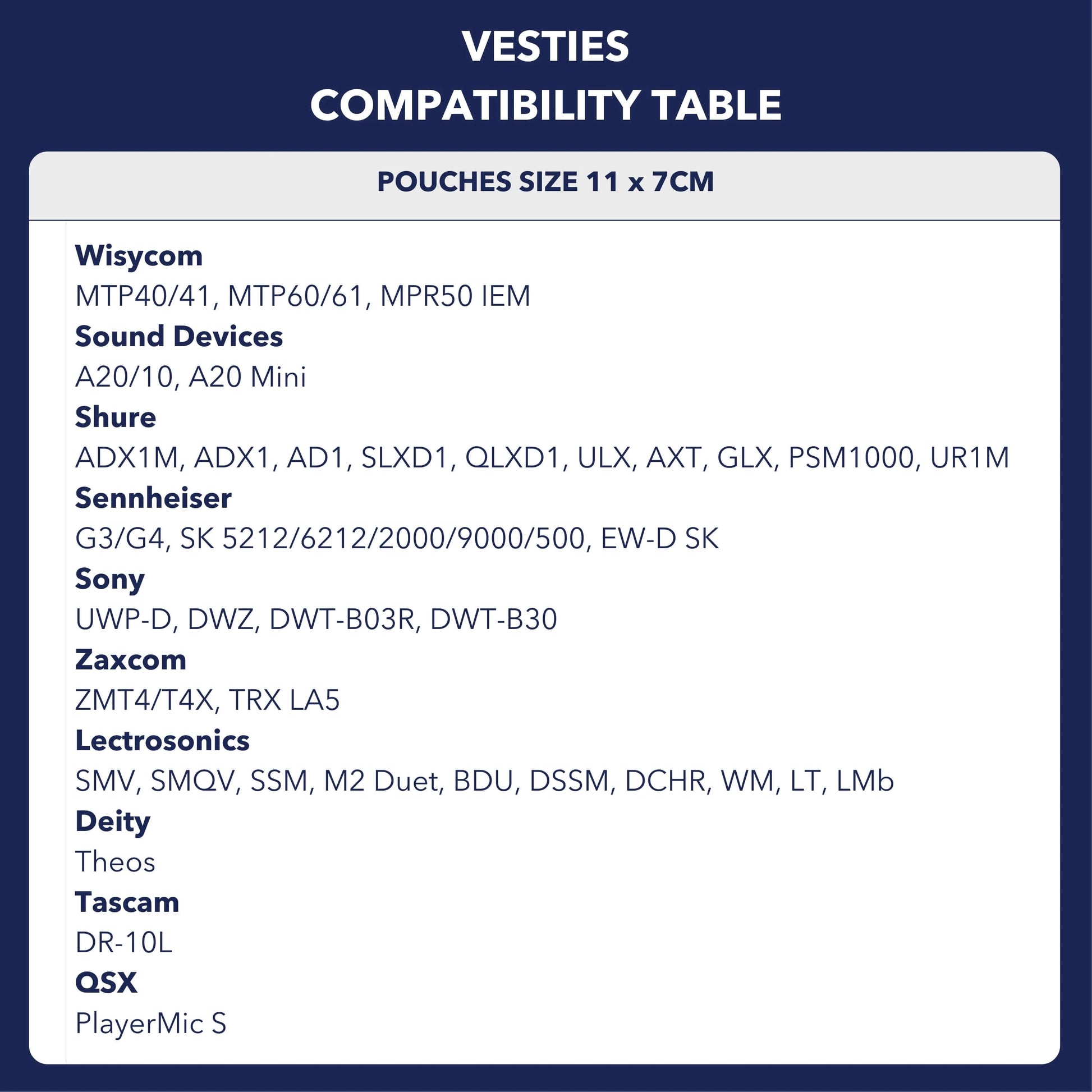 Vesties  URSA |  Wonka Audio