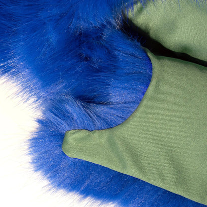 The Fur Wind Jacket – Cinela Piano Blau – lining