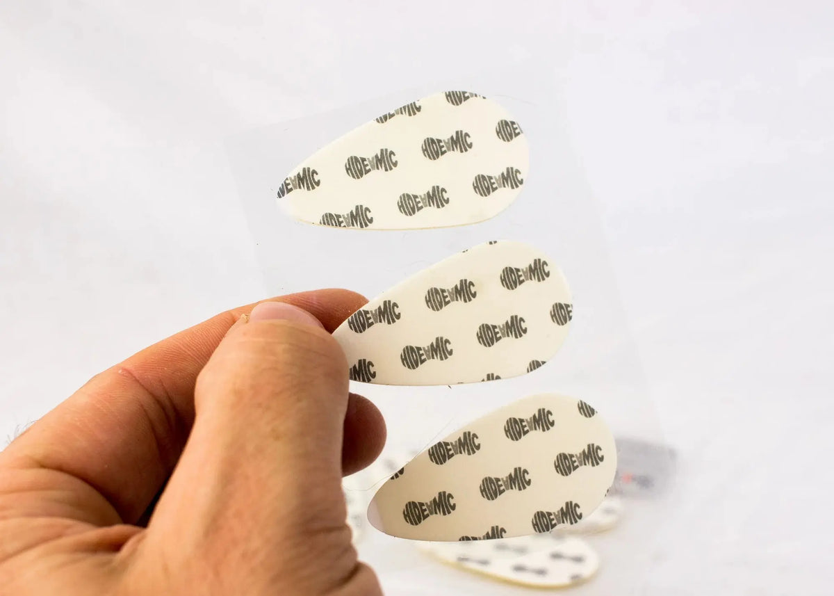 Hide-a-mic Body Pads – Klebepads