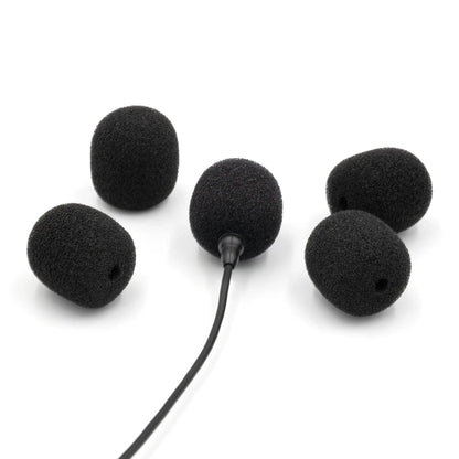 Bubblebee The Microphone Foam für Lavaliermikrofone – Large – Schwarz