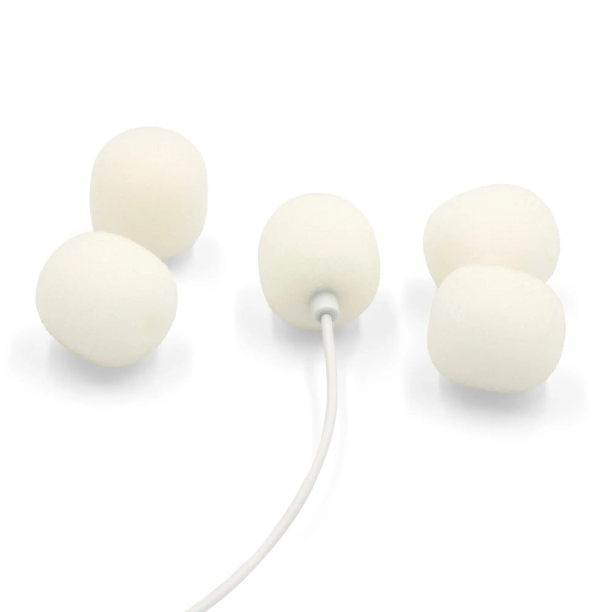 Bubblebee The Microphone Foam für Lavaliermikrofone – Large – Weiß