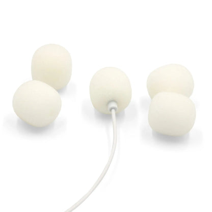 Bubblebee The Microphone Foam für Lavaliermikrofone – Large – Weiß