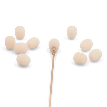 Bubblebee The Microphone Foam für Lavaliermikrofone – XS – Beige
