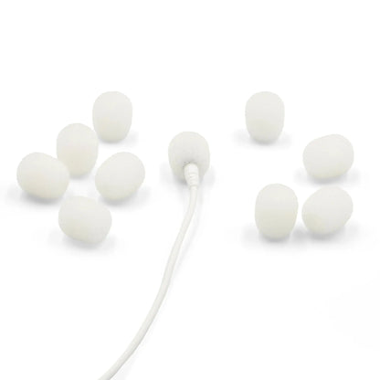 Bubblebee The Microphone Foam für Lavaliermikrofone – XS – Weiß
