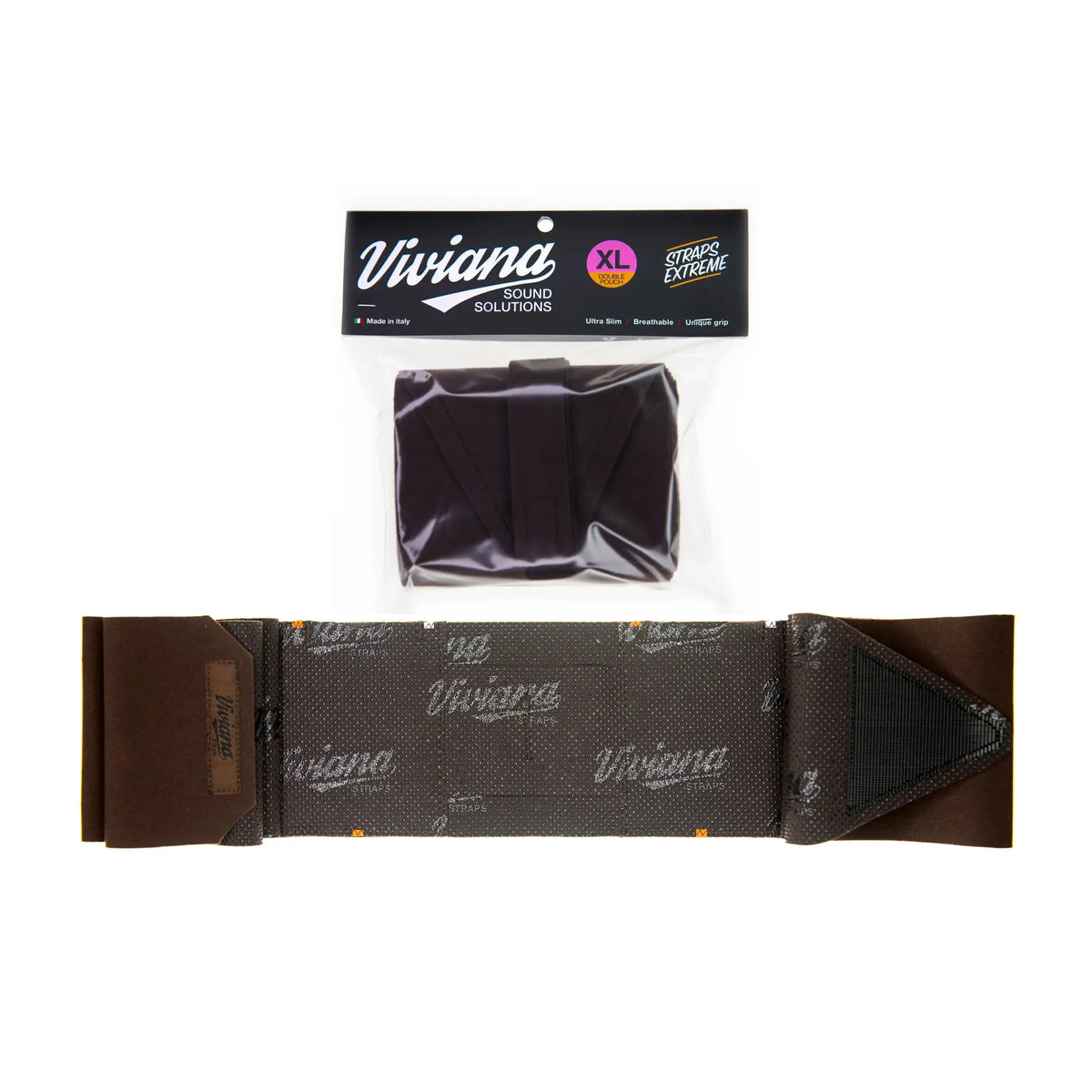 Viviana Straps Waist Double Pouch Extreme – XL Braun